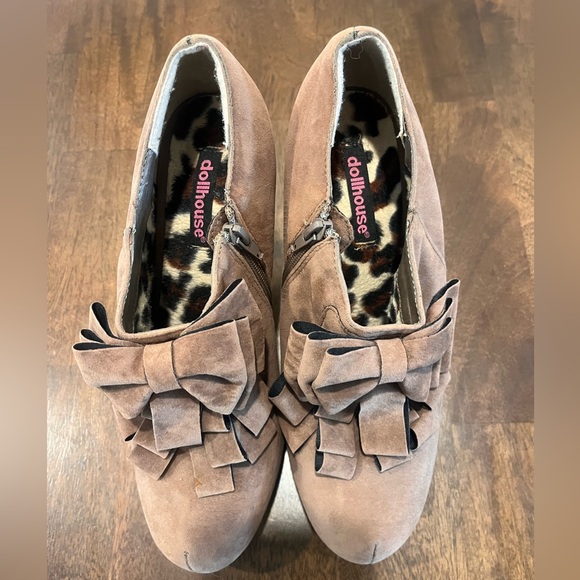 Brown Suede Heels - Picture 2 of 3